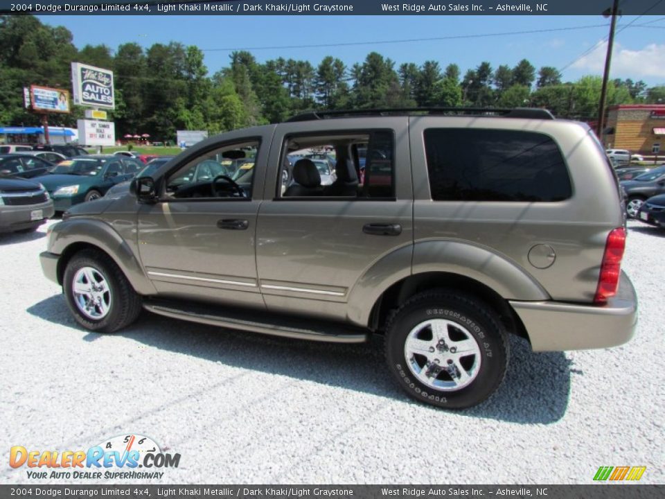 2004 Dodge Durango Limited 4x4 Light Khaki Metallic / Dark Khaki/Light Graystone Photo #8