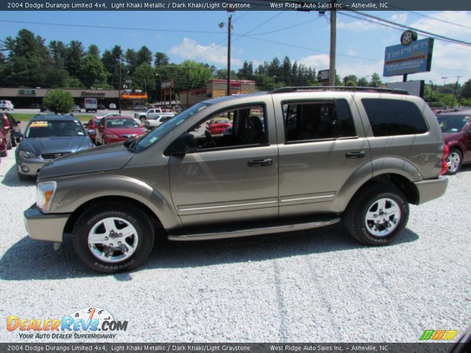 2004 Dodge Durango Limited 4x4 Light Khaki Metallic / Dark Khaki/Light Graystone Photo #9
