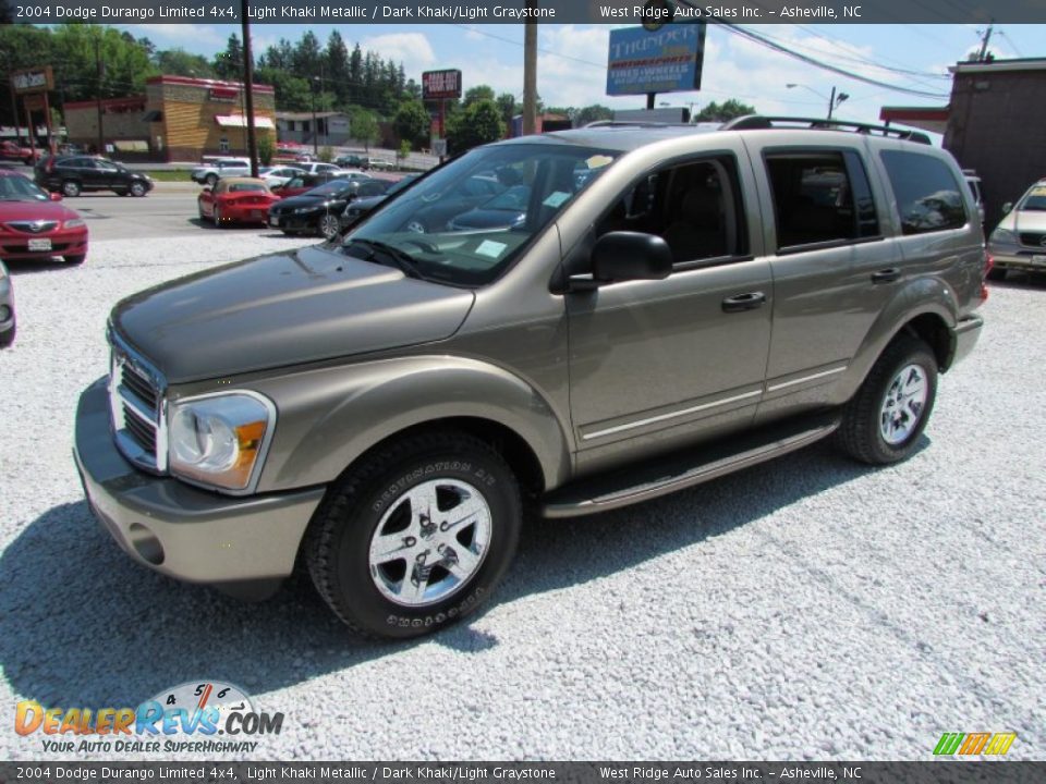 2004 Dodge Durango Limited 4x4 Light Khaki Metallic / Dark Khaki/Light Graystone Photo #10