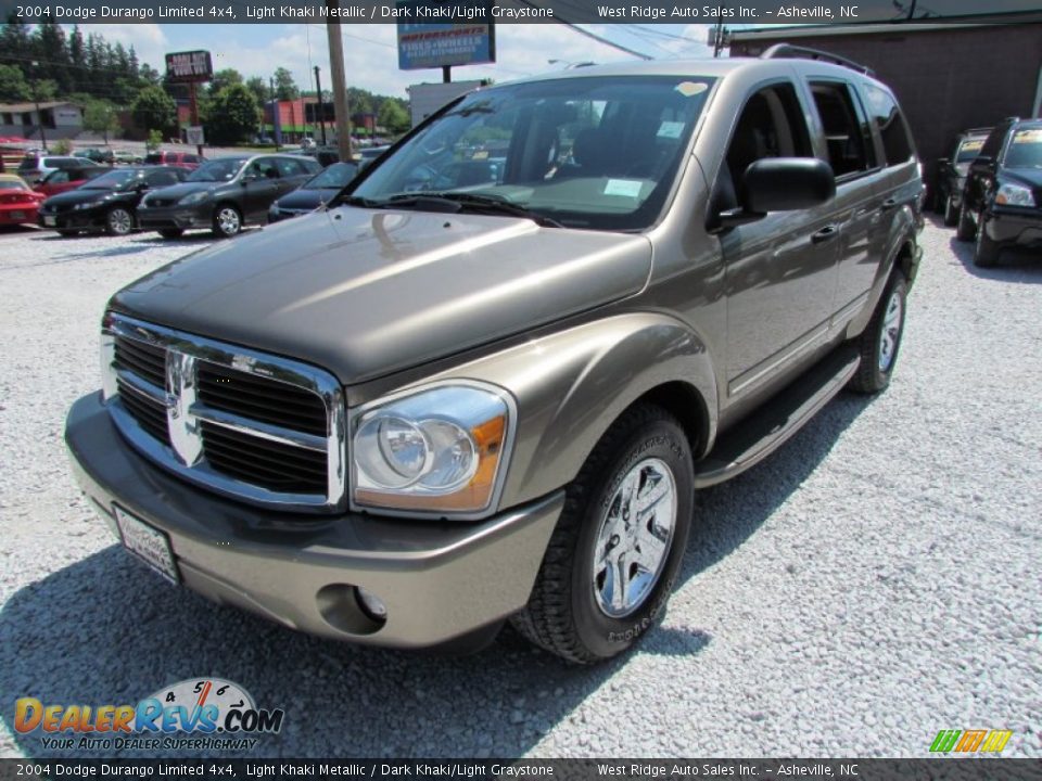2004 Dodge Durango Limited 4x4 Light Khaki Metallic / Dark Khaki/Light Graystone Photo #11