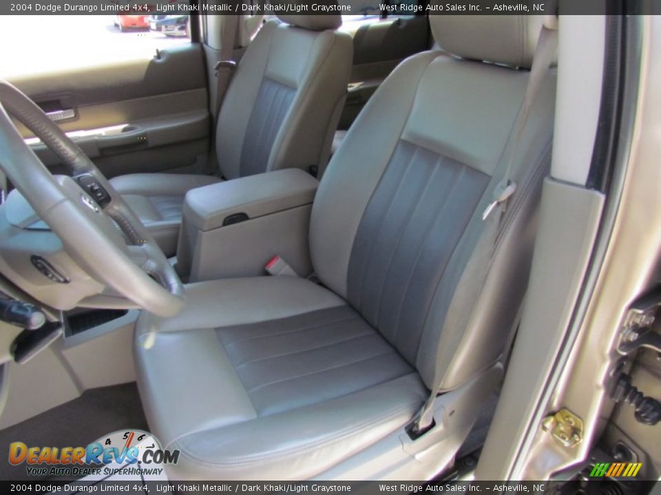 2004 Dodge Durango Limited 4x4 Light Khaki Metallic / Dark Khaki/Light Graystone Photo #23