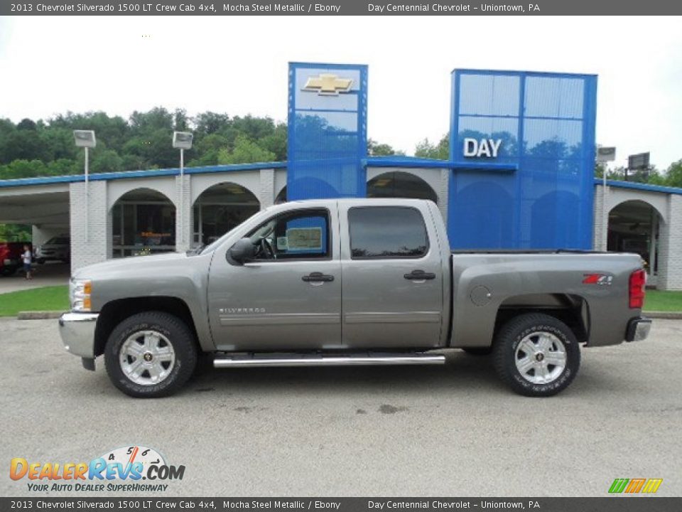 2013 Chevrolet Silverado 1500 LT Crew Cab 4x4 Mocha Steel Metallic / Ebony Photo #2