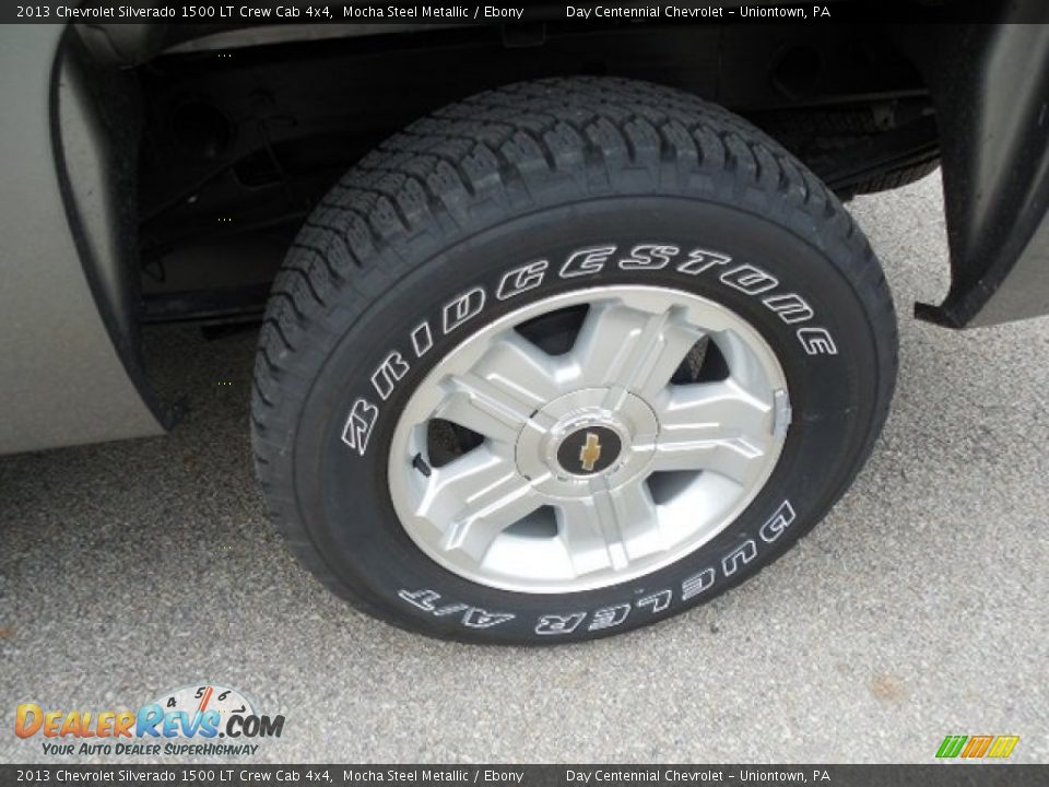 2013 Chevrolet Silverado 1500 LT Crew Cab 4x4 Mocha Steel Metallic / Ebony Photo #3