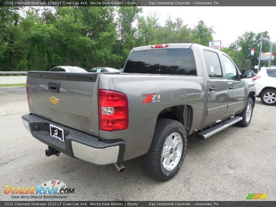 2013 Chevrolet Silverado 1500 LT Crew Cab 4x4 Mocha Steel Metallic / Ebony Photo #7
