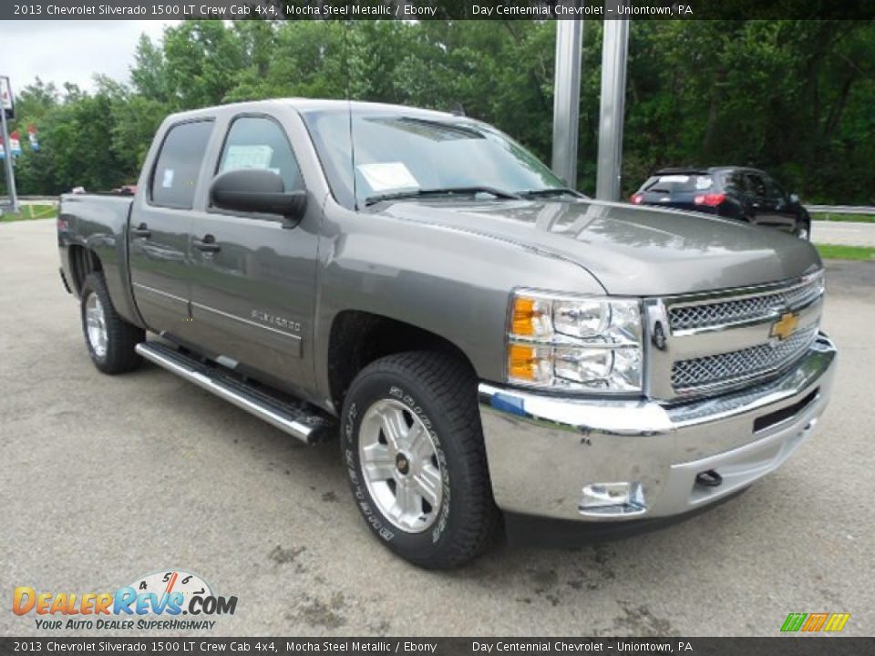 2013 Chevrolet Silverado 1500 LT Crew Cab 4x4 Mocha Steel Metallic / Ebony Photo #9