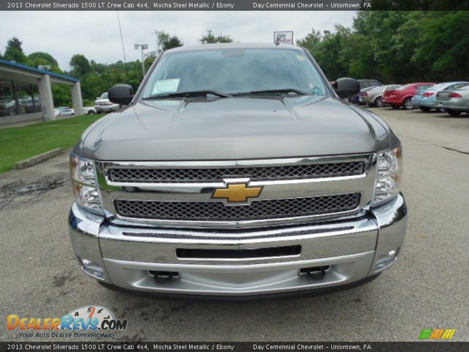 2013 Chevrolet Silverado 1500 LT Crew Cab 4x4 Mocha Steel Metallic / Ebony Photo #10