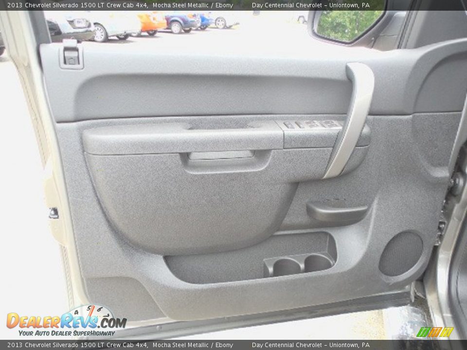 2013 Chevrolet Silverado 1500 LT Crew Cab 4x4 Mocha Steel Metallic / Ebony Photo #11