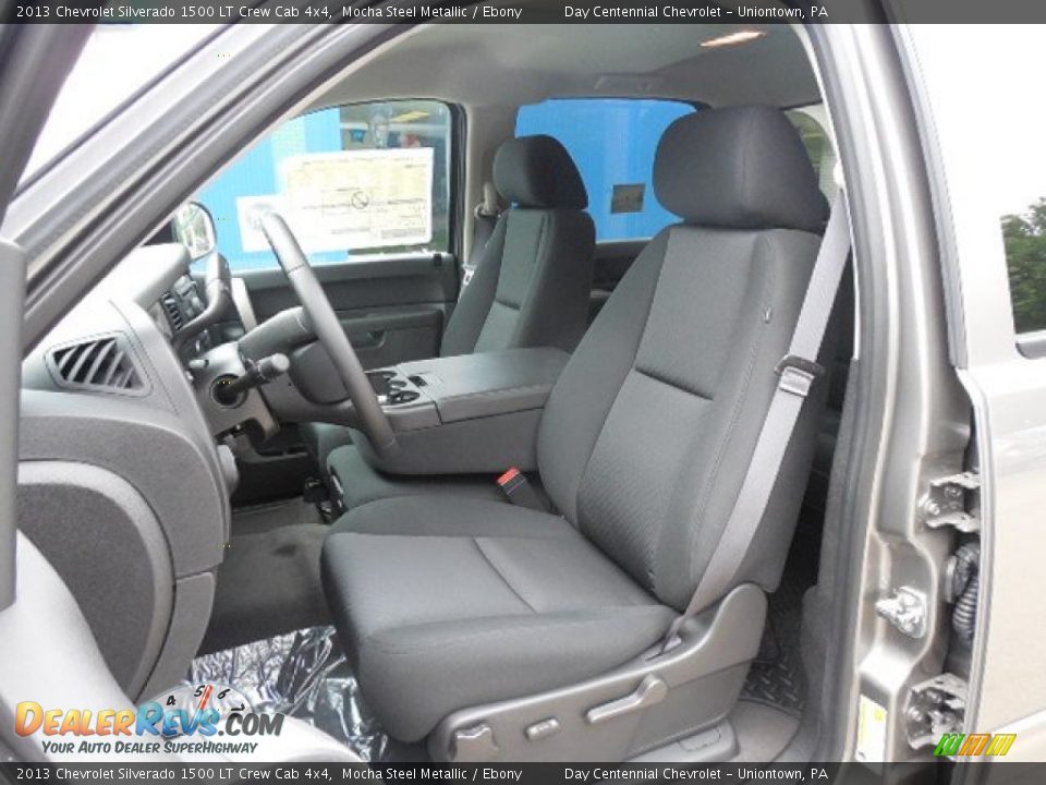 2013 Chevrolet Silverado 1500 LT Crew Cab 4x4 Mocha Steel Metallic / Ebony Photo #12