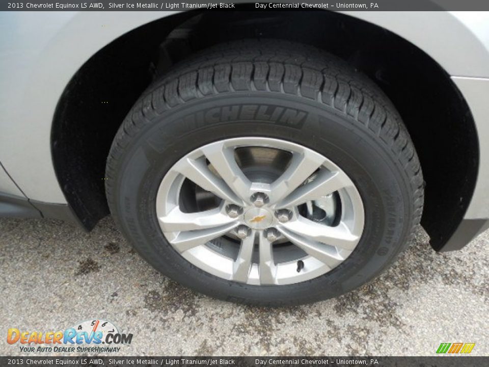 2013 Chevrolet Equinox LS AWD Silver Ice Metallic / Light Titanium/Jet Black Photo #9