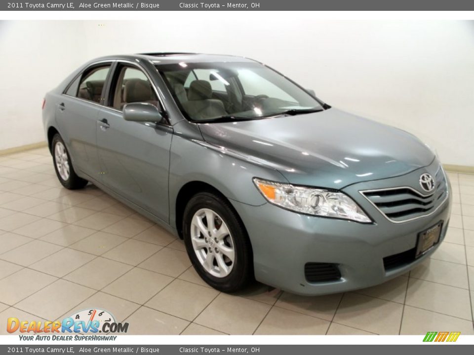 2011 Toyota Camry LE Aloe Green Metallic / Bisque Photo #1