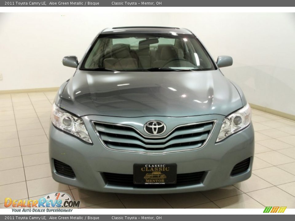 2011 Toyota Camry LE Aloe Green Metallic / Bisque Photo #2