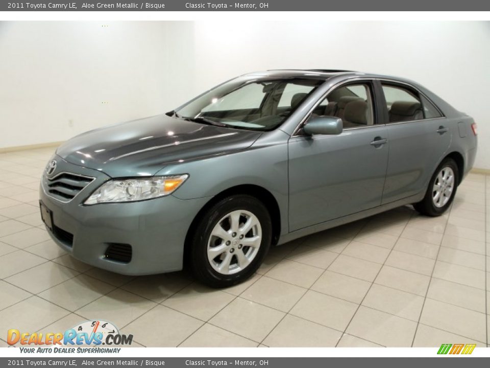 2011 Toyota Camry LE Aloe Green Metallic / Bisque Photo #3