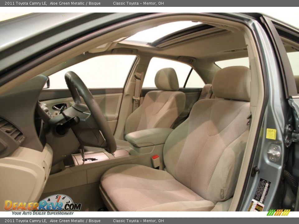 2011 Toyota Camry LE Aloe Green Metallic / Bisque Photo #5