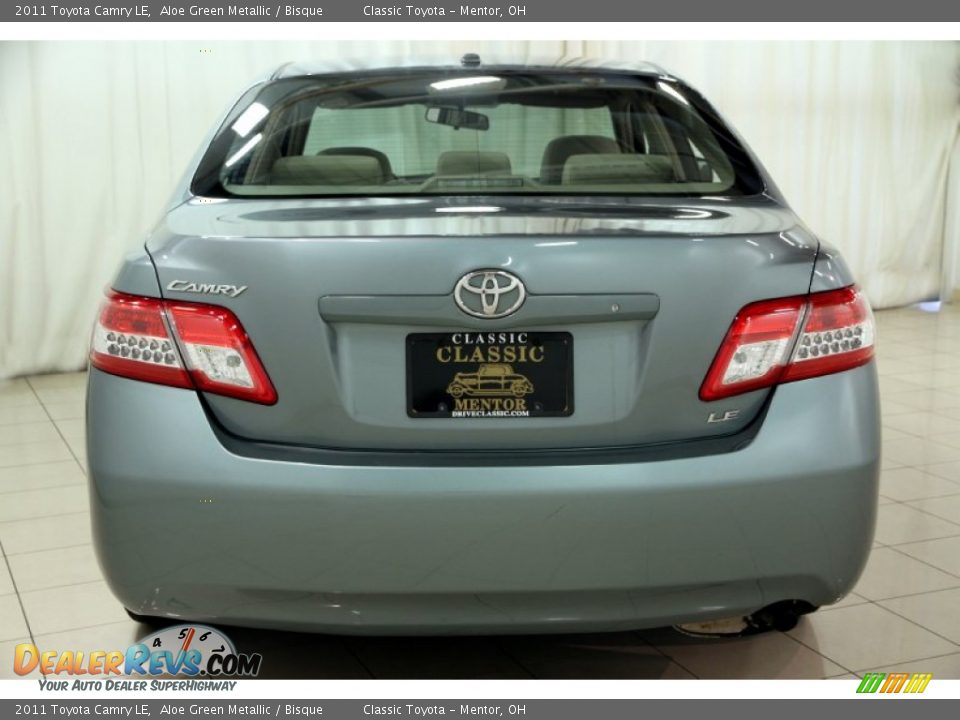 2011 Toyota Camry LE Aloe Green Metallic / Bisque Photo #14