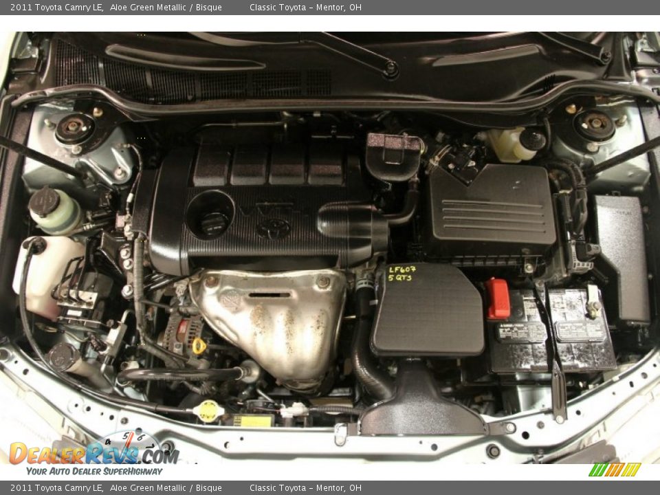 2011 Toyota Camry LE Aloe Green Metallic / Bisque Photo #15