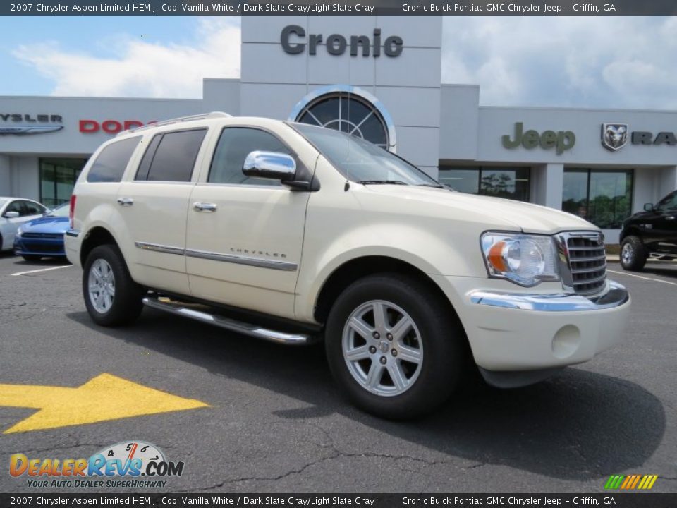 2007 Chrysler Aspen Limited HEMI Cool Vanilla White / Dark Slate Gray/Light Slate Gray Photo #1