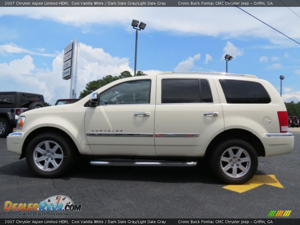 2007 Chrysler Aspen Limited HEMI Cool Vanilla White / Dark Slate Gray/Light Slate Gray Photo #4