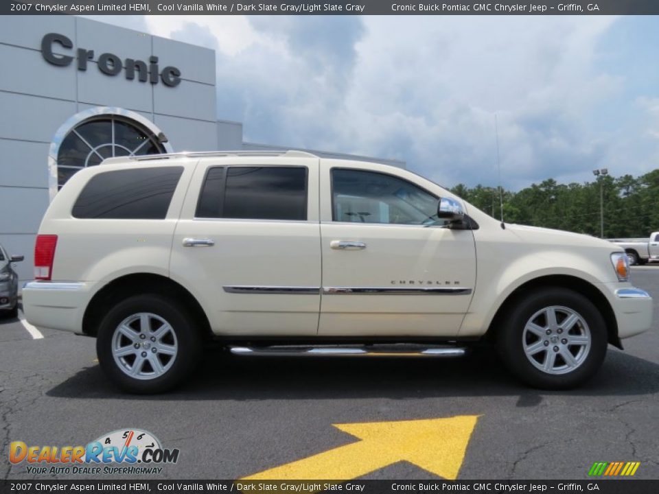 2007 Chrysler Aspen Limited HEMI Cool Vanilla White / Dark Slate Gray/Light Slate Gray Photo #8