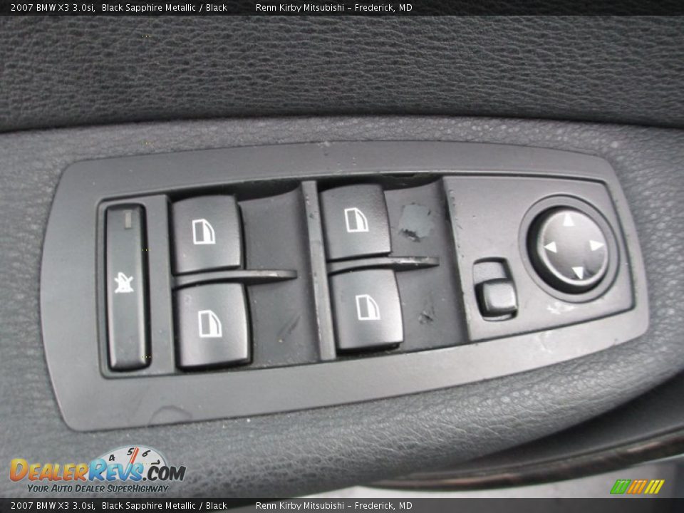 2007 BMW X3 3.0si Black Sapphire Metallic / Black Photo #9