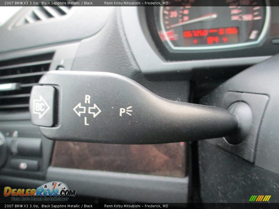 2007 BMW X3 3.0si Black Sapphire Metallic / Black Photo #19