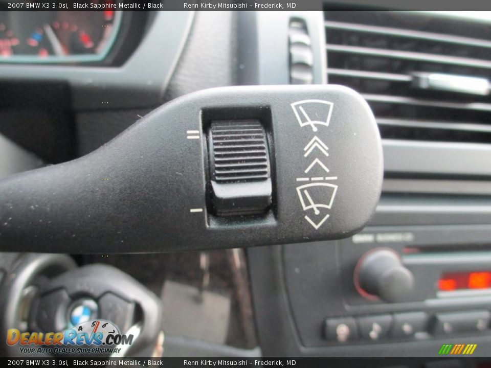 2007 BMW X3 3.0si Black Sapphire Metallic / Black Photo #20