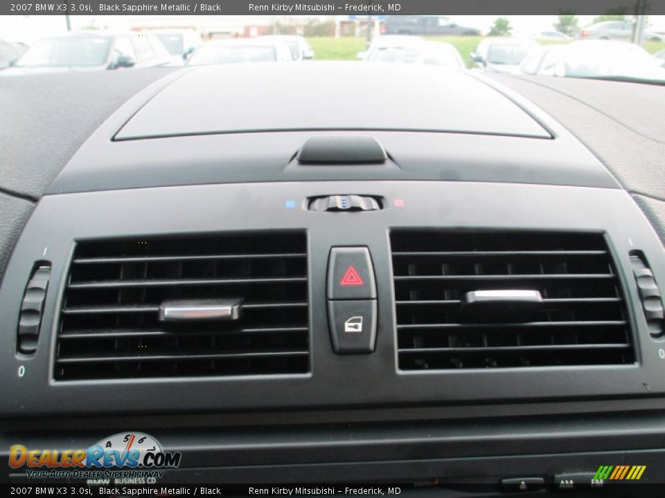 2007 BMW X3 3.0si Black Sapphire Metallic / Black Photo #21