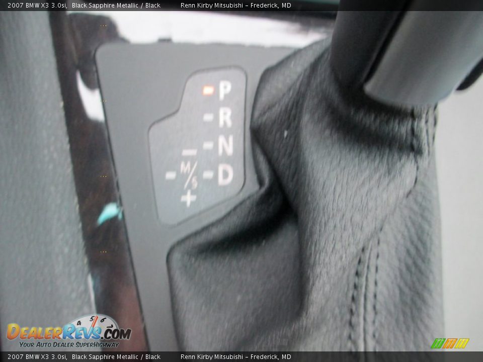 2007 BMW X3 3.0si Black Sapphire Metallic / Black Photo #23