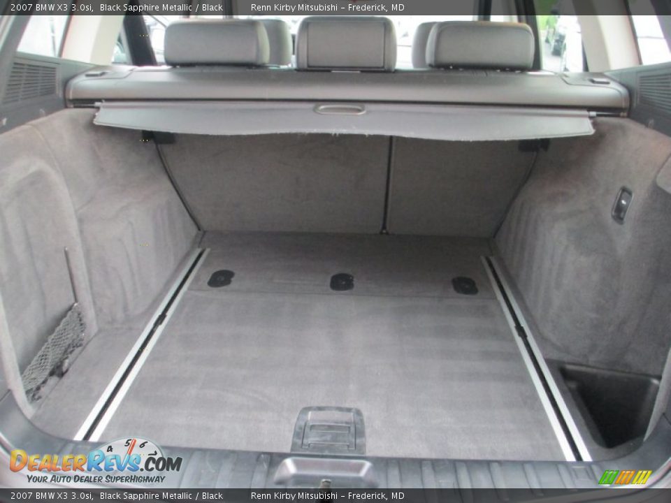 2007 BMW X3 3.0si Black Sapphire Metallic / Black Photo #27