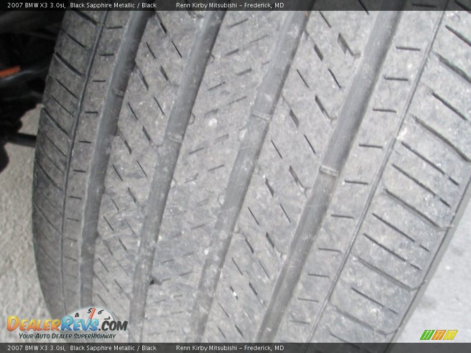 2007 BMW X3 3.0si Black Sapphire Metallic / Black Photo #29