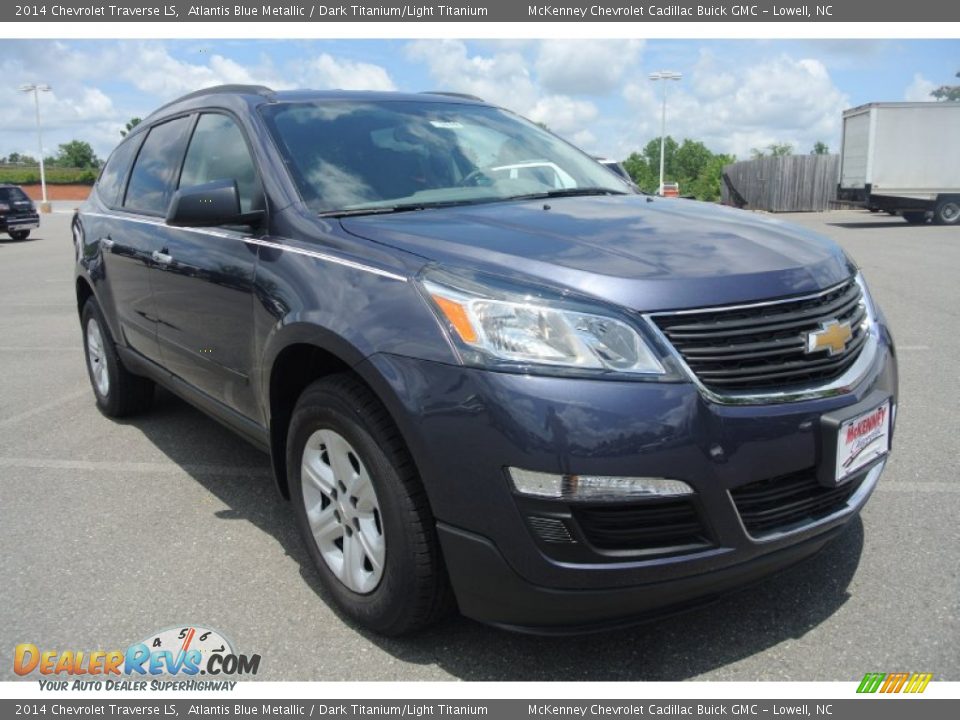 2014 Chevrolet Traverse LS Atlantis Blue Metallic / Dark Titanium/Light Titanium Photo #1