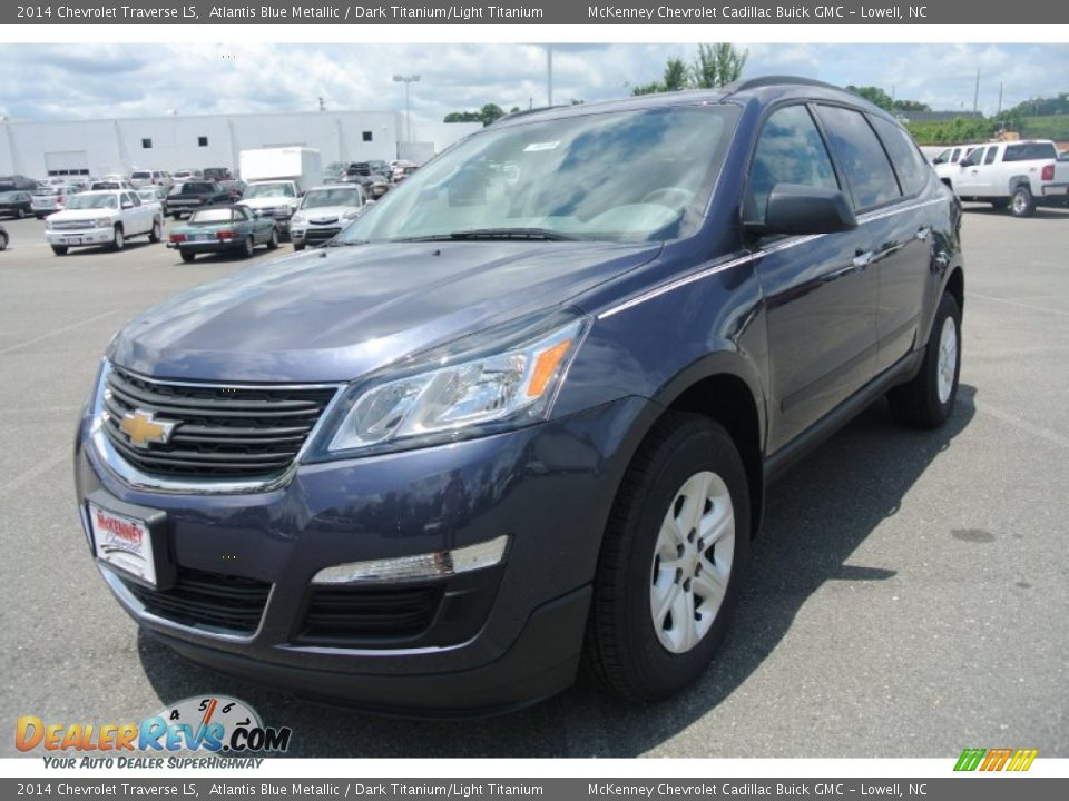 2014 Chevrolet Traverse LS Atlantis Blue Metallic / Dark Titanium/Light Titanium Photo #2