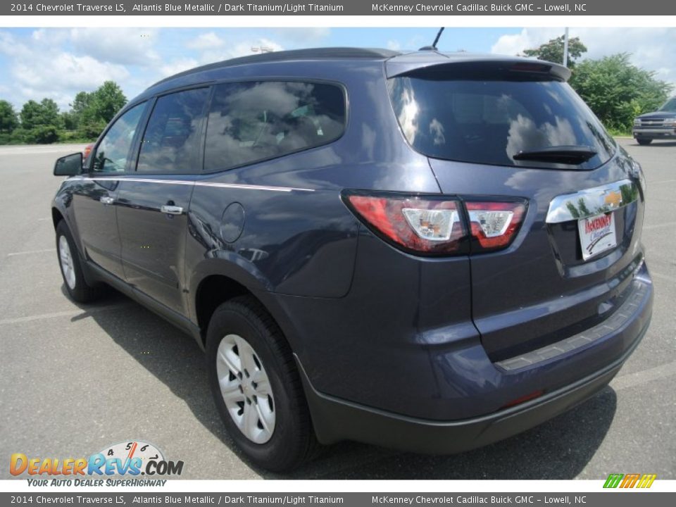 2014 Chevrolet Traverse LS Atlantis Blue Metallic / Dark Titanium/Light Titanium Photo #4