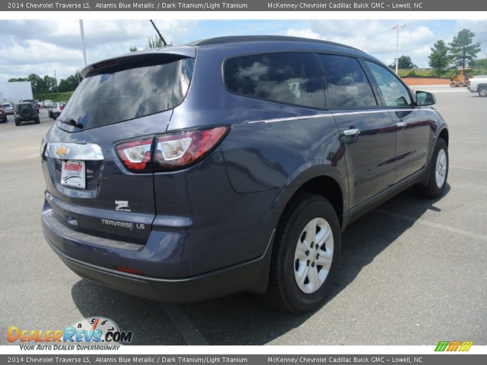 2014 Chevrolet Traverse LS Atlantis Blue Metallic / Dark Titanium/Light Titanium Photo #5