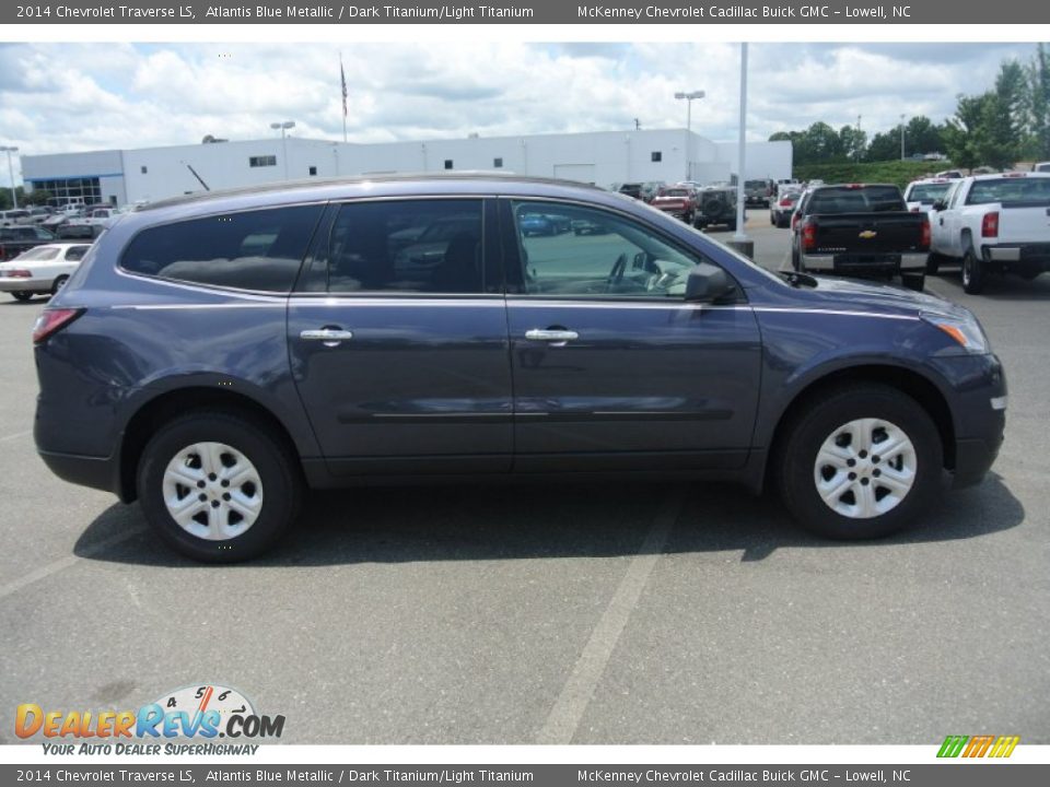 Atlantis Blue Metallic 2014 Chevrolet Traverse LS Photo #6