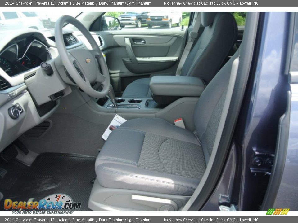 2014 Chevrolet Traverse LS Atlantis Blue Metallic / Dark Titanium/Light Titanium Photo #9