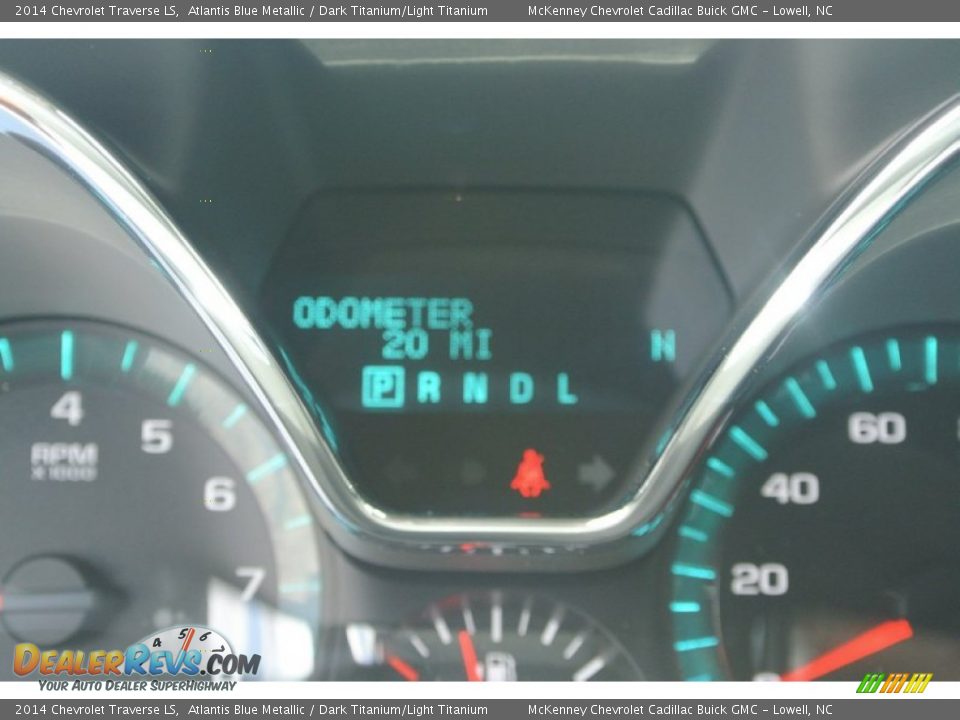 2014 Chevrolet Traverse LS Atlantis Blue Metallic / Dark Titanium/Light Titanium Photo #12