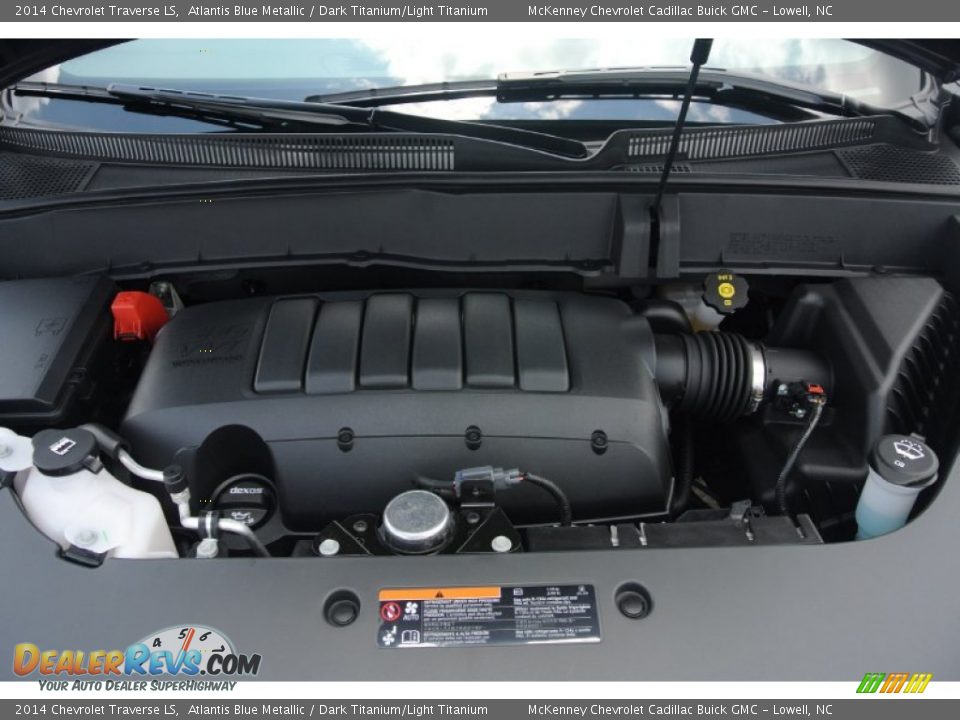 2014 Chevrolet Traverse LS Atlantis Blue Metallic / Dark Titanium/Light Titanium Photo #20