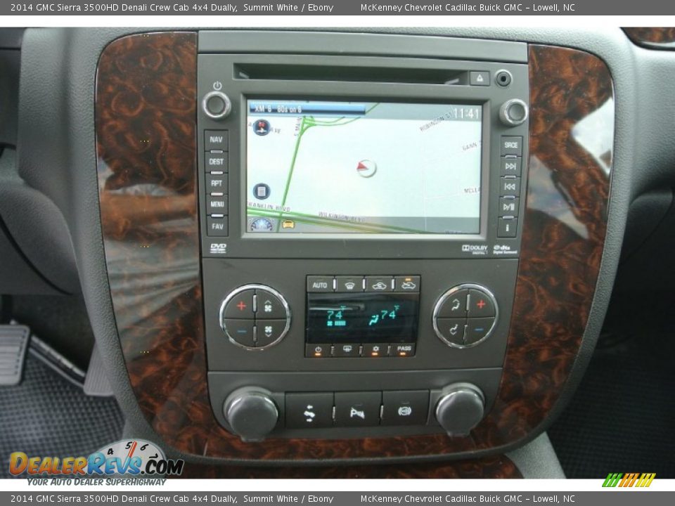 Navigation of 2014 GMC Sierra 3500HD Denali Crew Cab 4x4 Dually Photo #12