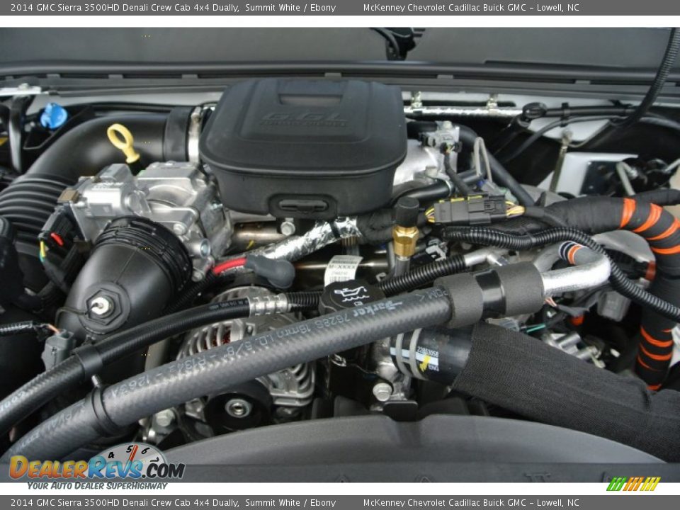 2014 GMC Sierra 3500HD Denali Crew Cab 4x4 Dually 6.6 Liter B20 OHV 32-Valve VVT DuraMax Turbo-Diesel V8 Engine Photo #22