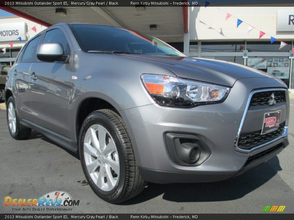2013 Mitsubishi Outlander Sport ES Mercury Gray Pearl / Black Photo #1