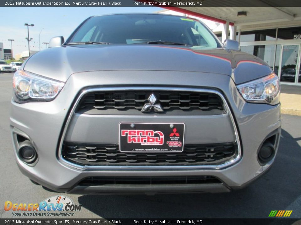 2013 Mitsubishi Outlander Sport ES Mercury Gray Pearl / Black Photo #2