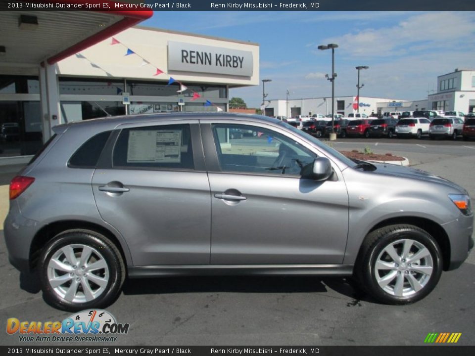 2013 Mitsubishi Outlander Sport ES Mercury Gray Pearl / Black Photo #3
