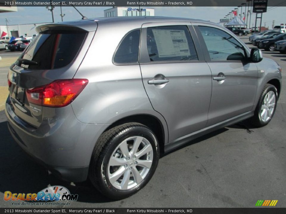 2013 Mitsubishi Outlander Sport ES Mercury Gray Pearl / Black Photo #4