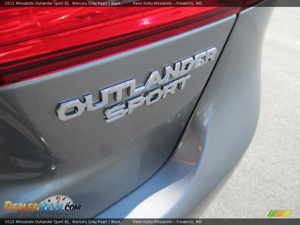 2013 Mitsubishi Outlander Sport ES Mercury Gray Pearl / Black Photo #5