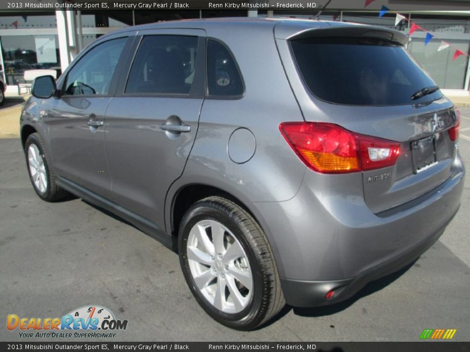 2013 Mitsubishi Outlander Sport ES Mercury Gray Pearl / Black Photo #7