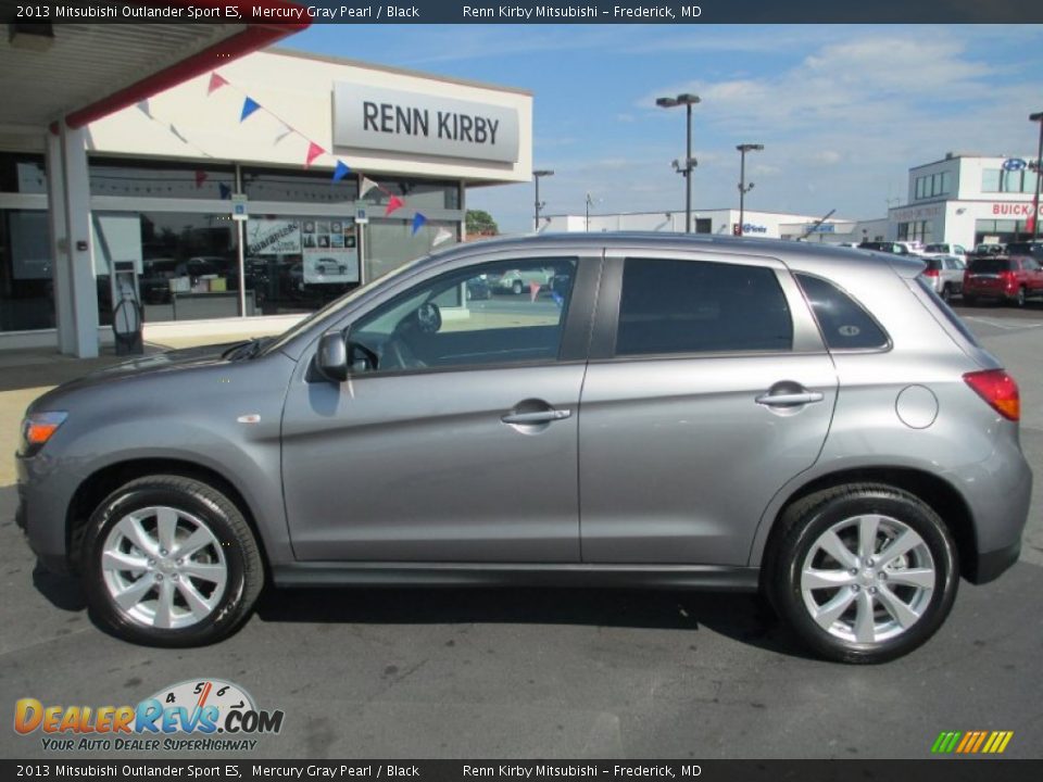 2013 Mitsubishi Outlander Sport ES Mercury Gray Pearl / Black Photo #8
