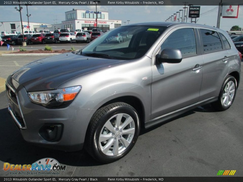 2013 Mitsubishi Outlander Sport ES Mercury Gray Pearl / Black Photo #9