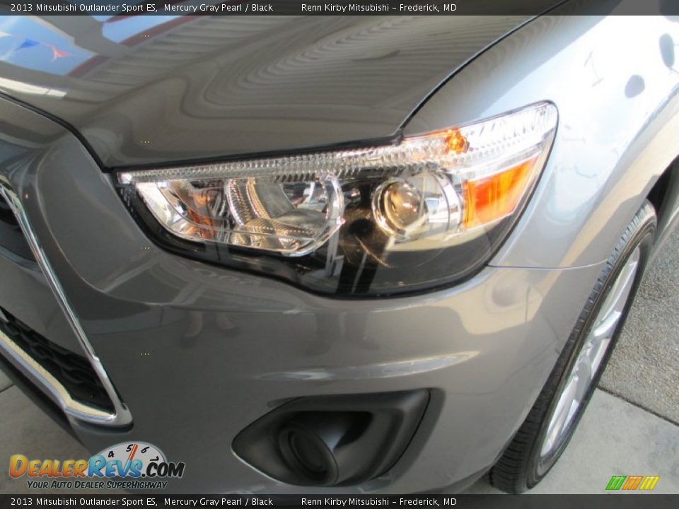 2013 Mitsubishi Outlander Sport ES Mercury Gray Pearl / Black Photo #11