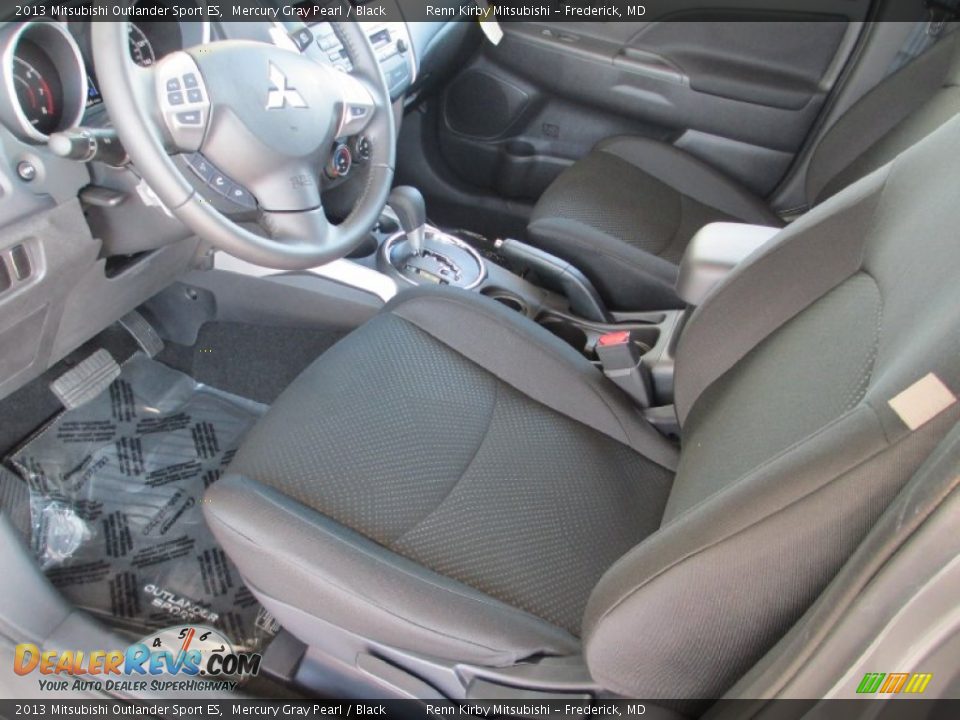 2013 Mitsubishi Outlander Sport ES Mercury Gray Pearl / Black Photo #13