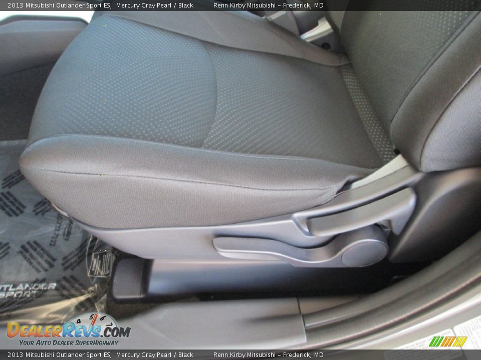 2013 Mitsubishi Outlander Sport ES Mercury Gray Pearl / Black Photo #14
